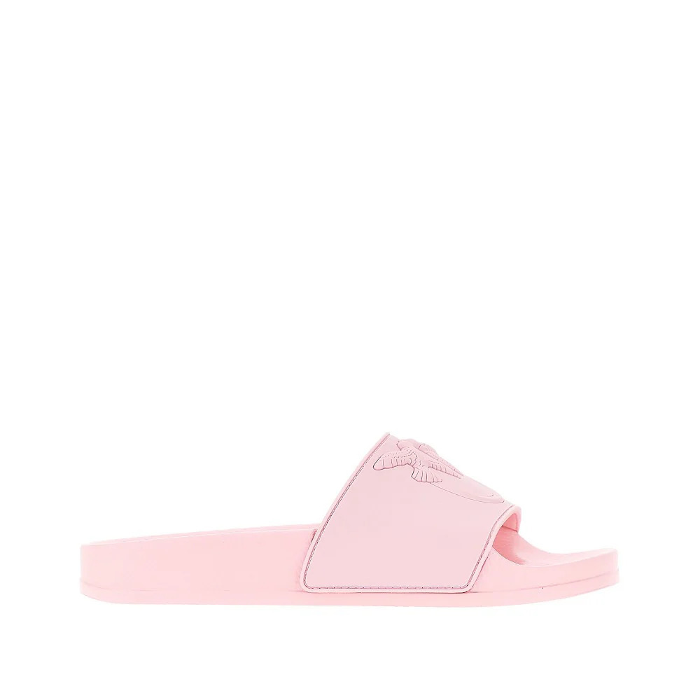 Pinko Love Birds Logo Rubber Slides